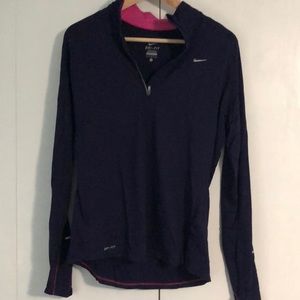 Purple Nike dry-fit pullover